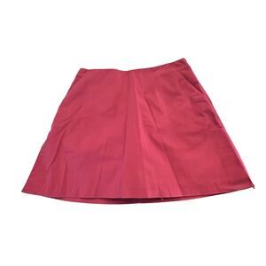 Adidas Womens Size 10 Skort coral Side Slit Athletic Tennis Pickleball Stretch
